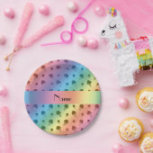 Personalisiertes Namensschild Pappteller (Party)