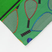 Personalisiertes Namensschildkrötenmuster Fleecedecke (Ecke)