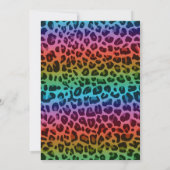 Personalisiertes Namensschildmuster Einladung (Rückseite)