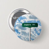 Personalisiertes Namensstraßen-Straßen-Zeichen auf Button (Vorne & Hinten)