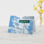 Personalisiertes Namensstraßen-Straßen-Zeichen auf Karte (Gelbe Blume)