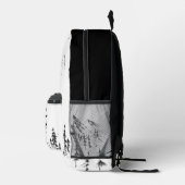 Personalisiertes Naturerlebnis der Berge Bedruckter Rucksack (Rechts)