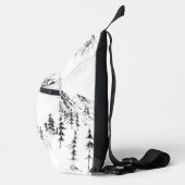 Personalisiertes Naturerlebnis der Berge Crossbody Bag (Rechts)