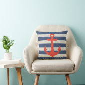 Personalisiertes Nautical Baby Kinderzimmer Kissen (Stuhl )