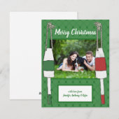 Personalisiertes nautisches Foto Weihnachten (Vorne/Hinten)