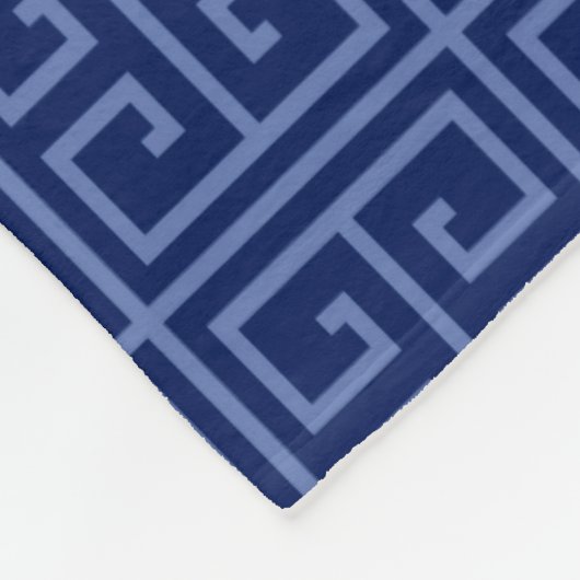 Personalisiertes navebraues Schlüsselmuster Fleecedecke (Ecke)