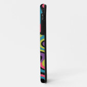 Personalisiertes neonfarbenes abstraktes Muster — Case-Mate iPhone Hülle (Hinten/Links)