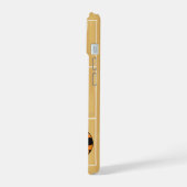 Personalisiertes Netball-Smartphone iPhone 15 Hülle (Linke Seite)