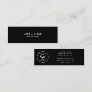 Personalisiertes Netzwerkdesign für Kleinunternehm Mini Visitenkarte