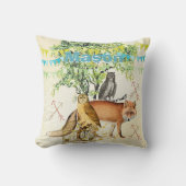 Personalisiertes neues Baby Boy's Room Niedlich Fo Kissen (Vorderseite)