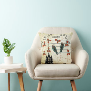 Personalisiertes neues Baby Girl's Room Niedliche  Kissen