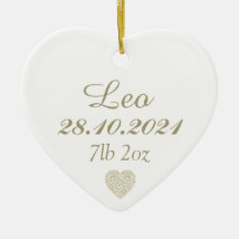 Personalisiertes neues Babygeschenk Dekoration Sak