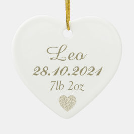 Personalisiertes neues Babygeschenk Dekoration Sak