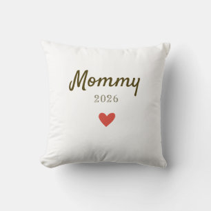 Personalisiertes Neues-Mama-Liebe-Design mit Jahr Kissen