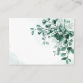 Personalisiertes neues Zuhause-Design Begleitkarte (Rückseite)