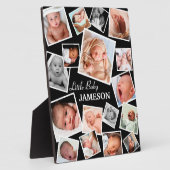 Personalisiertes Neugeborenes 17 Foto | Geschenk Fotoplatte (Seite)
