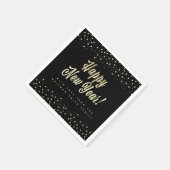 Personalisiertes Neujahr Serviette (Ecke)