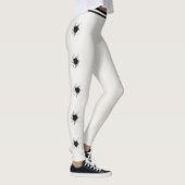 Personalisiertes Neutrales Schwarz Muster Splash B Leggings (Rechts)