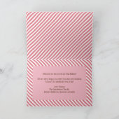 Personalisiertes New Baby Girl Karte (Innenseite)