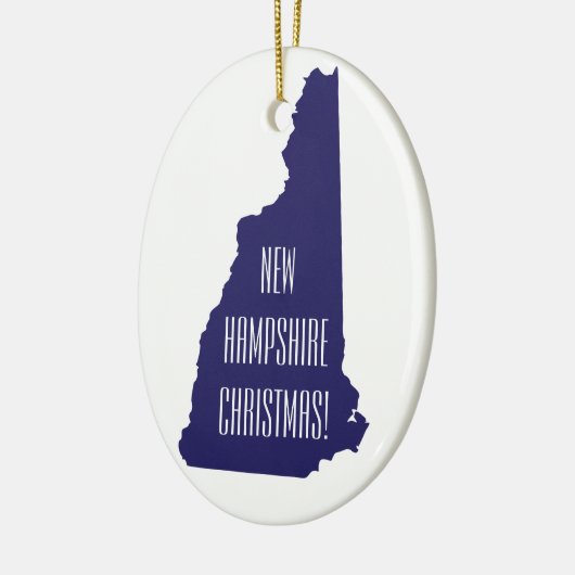 Personalisiertes New Hampshire Weihnachtsschmuck (Links)