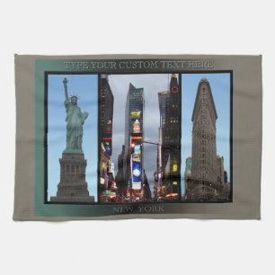Personalisiertes New Yorker Geschirrtuch mit NYC W