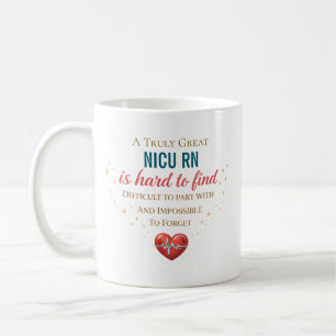 Personalisiertes NICU-Pflegekraft-Würdigungszitat Kaffeetasse