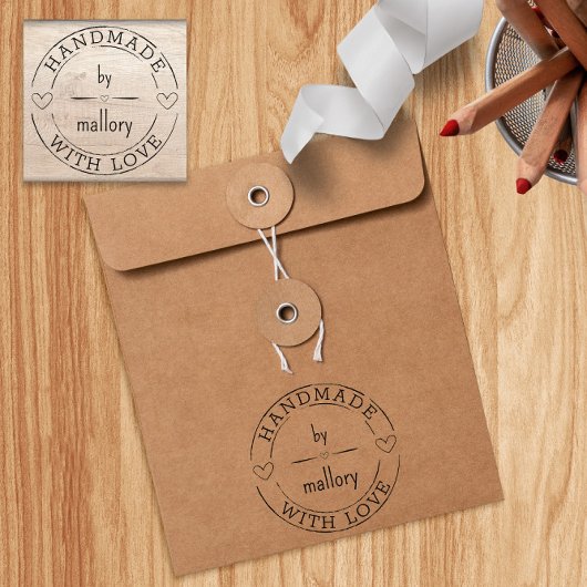 💌 Personalisiertes Niedlich aus Liebe Gummistempel