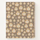 Personalisiertes Niedlich Hamster-Muster Notizblock (Rückseite)