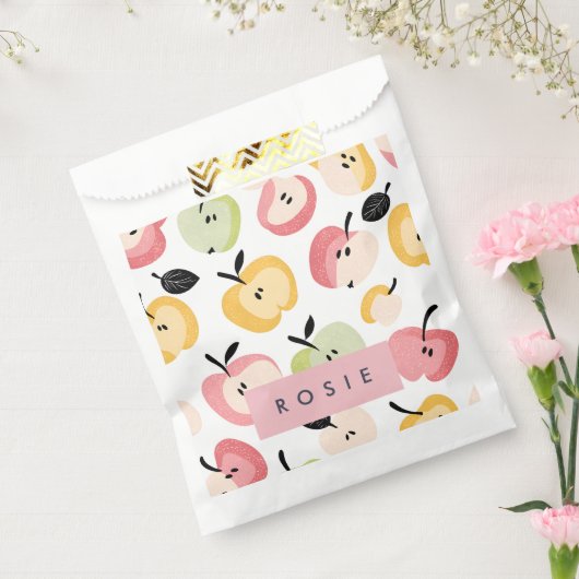 Personalisiertes, Niedliches Apfelmuster Geschenktütchen (Versiegelt)