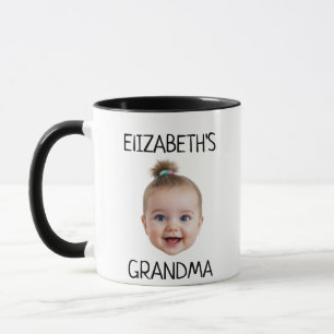 Personalisiertes Niedliches Baby Face Foto Mama Va Tasse