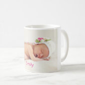 Personalisiertes Niedliches Baby-Foto Kaffeetasse (VorderseiteRechts)