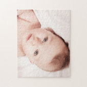 Personalisiertes Niedliches Baby Foto Puzzle (Vertikal)