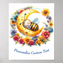 Personalisiertes Niedliches Baby-Hummelschlafen au