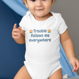 Personalisiertes niedliches Baby und Hund Baby Strampler