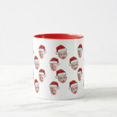 Personalisiertes Niedliches BabyGesicht 2 Fotos We Tasse (Zentrum)