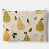 Personalisiertes Niedliches Birnenmuster Zubehörtasche (Rückseite)