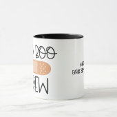 Personalisiertes Niedliches "Boo Boo Crew" Schulkr Tasse (Zentrum)