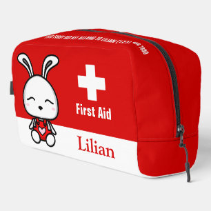 Personalisiertes Niedliches Bunny First Aid Kit Ba Waschbeutel
