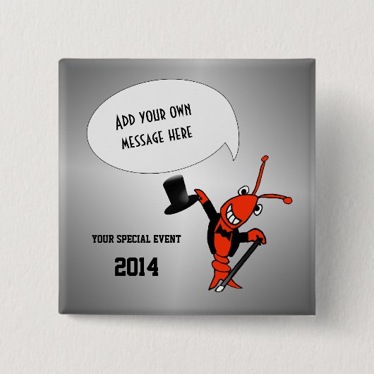 Personalisiertes niedliches button (Vorderseite)