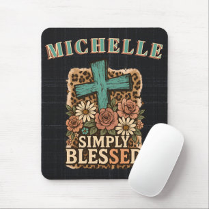 Personalisiertes Niedliches Christlich einfach ges Mousepad