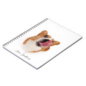 Personalisiertes/niedliches Corgi-Foto Notizblock (Linke Seite)