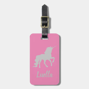 Personalisiertes Niedliches Einhorn Gepäckanhänger