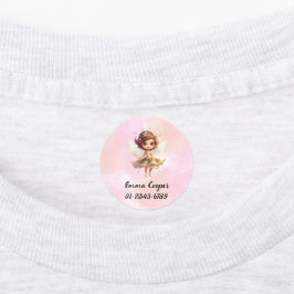 Personalisiertes Niedliches Einhorn, Name, Telefon Etiketten