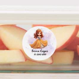 Personalisiertes Niedliches Einhorn, Name, Telefon Etiketten