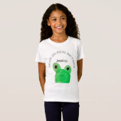 Personalisiertes Niedliches Frosch inspirierendes  T-Shirt (Vorne ganz)