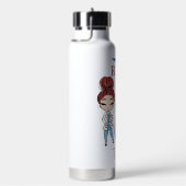 Personalisiertes Niedliches Geschenk für Krankenpf Trinkflasche (rechts)