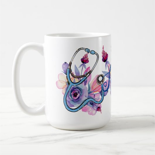 Personalisiertes Niedliches Geschenk für RN Kaffeetasse (Links)