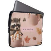 Personalisiertes Niedliches Herbstrennmuster Laptopschutzhülle (Vorne Rechts)