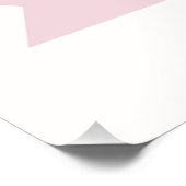 Personalisiertes niedliches Hippo-Kinderzimmer Poster (Ecke)