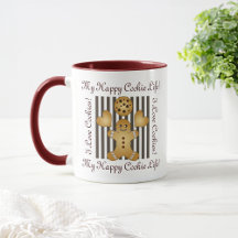 Personalisiertes Niedliches Keks Lebkuchen Mann Ki